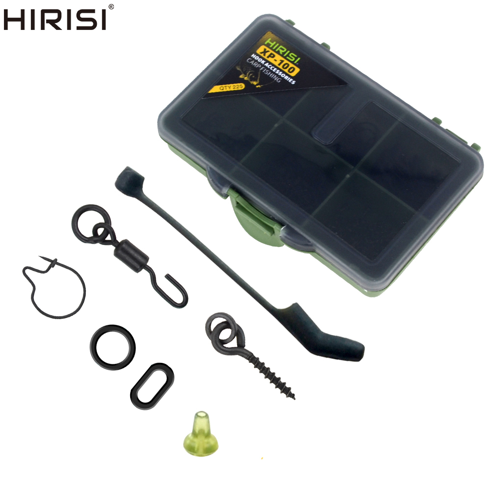 Fishing Hook Box - 225 x Carp Fishing Swivels Hook