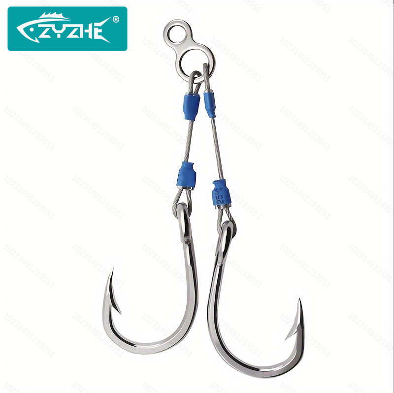 ZYZHE Steel Wire Jig Assist Ho - Fishing Hook Assortment ulasan dan harga