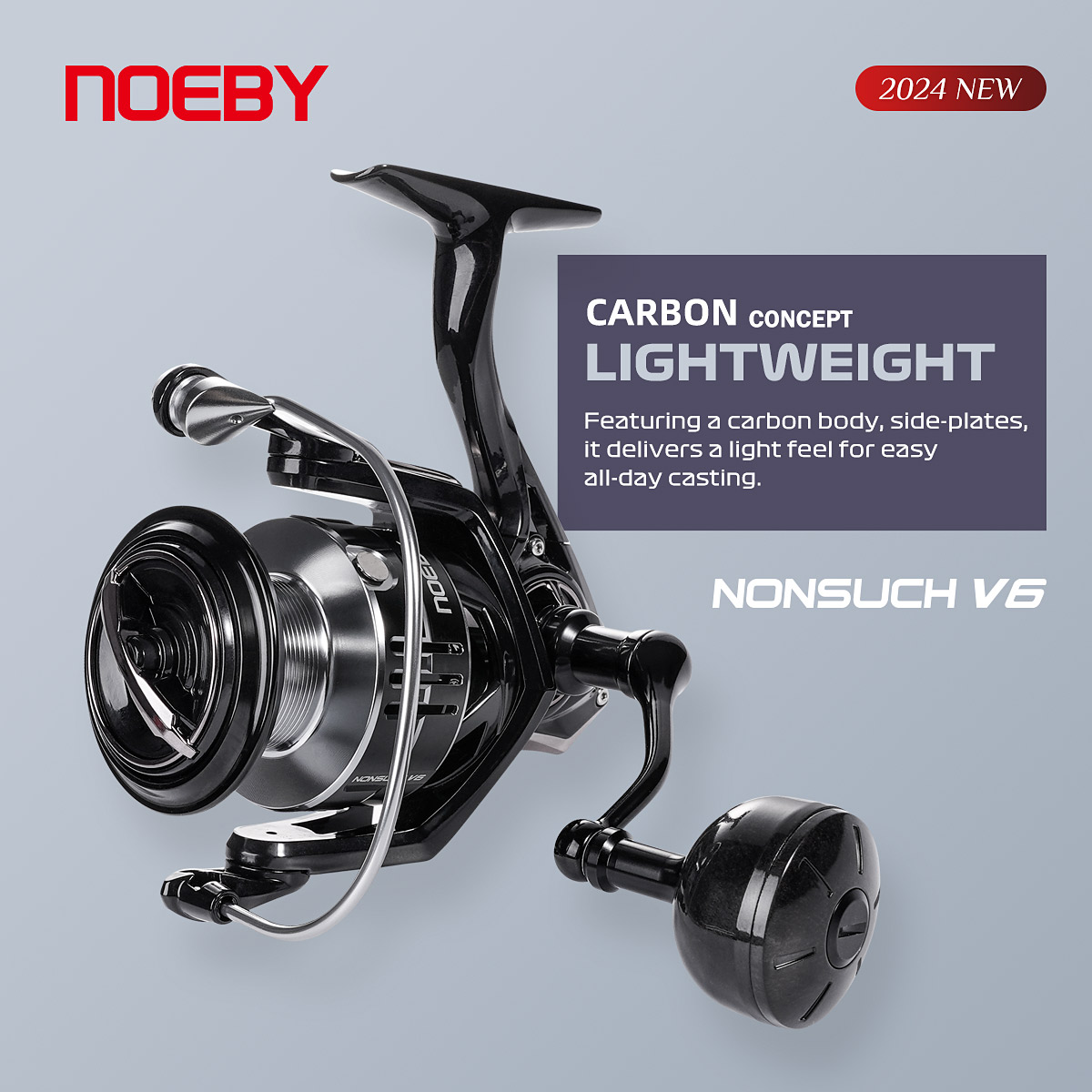 Noeby Carbon Spinning Fishing  - Kastking Reel Zephyr ulasan dan harga