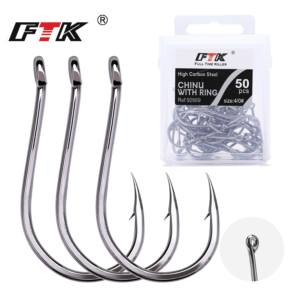 FTK CHINU Fishhook with Ring B - Fishing Hook Circle ulasan dan harga