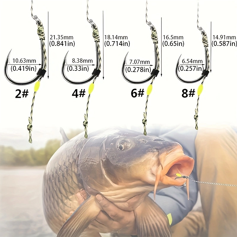 YOTO 8 pieces carp fishing hai - Fishing Hook Assortment ulasan dan harga