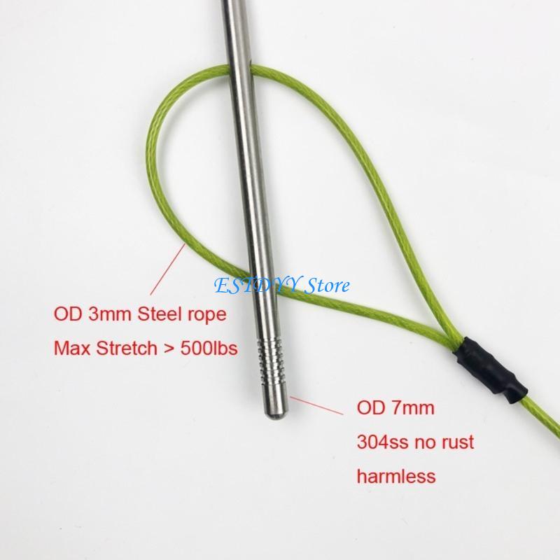 G6DE Fish Stringer Stainless C - Fishing Hook Size ulasan dan harga