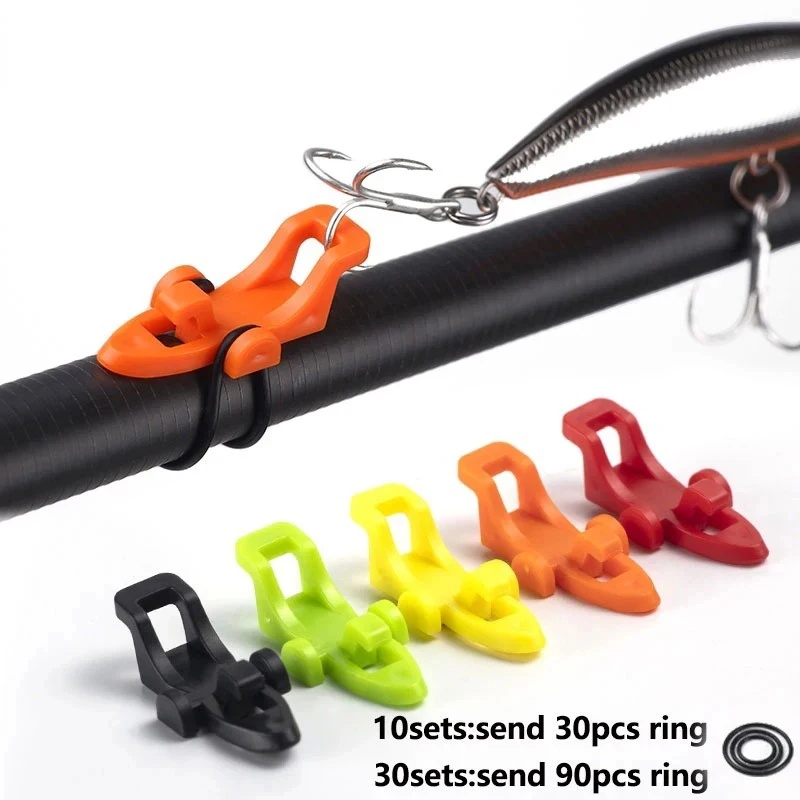 10-20sets Fishing Rod Pole Hoo - Fishing Hook Box ulasan dan harga